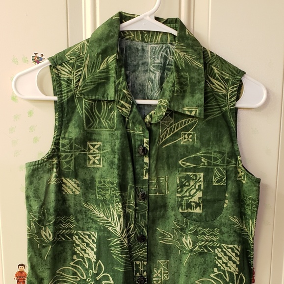 Women Floral Green Shirt - Picture 3 of 5